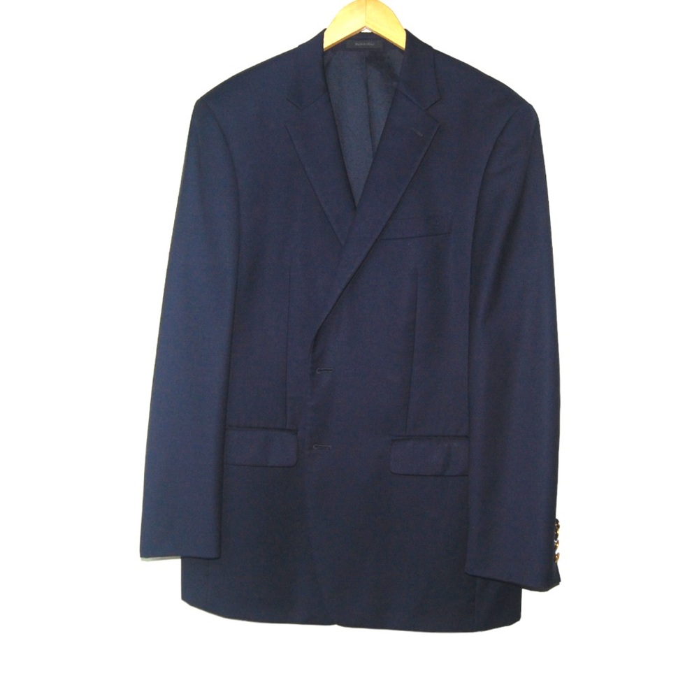 - Lauren Ralph Lauren very nice 💯% wool blue blazer size 42L